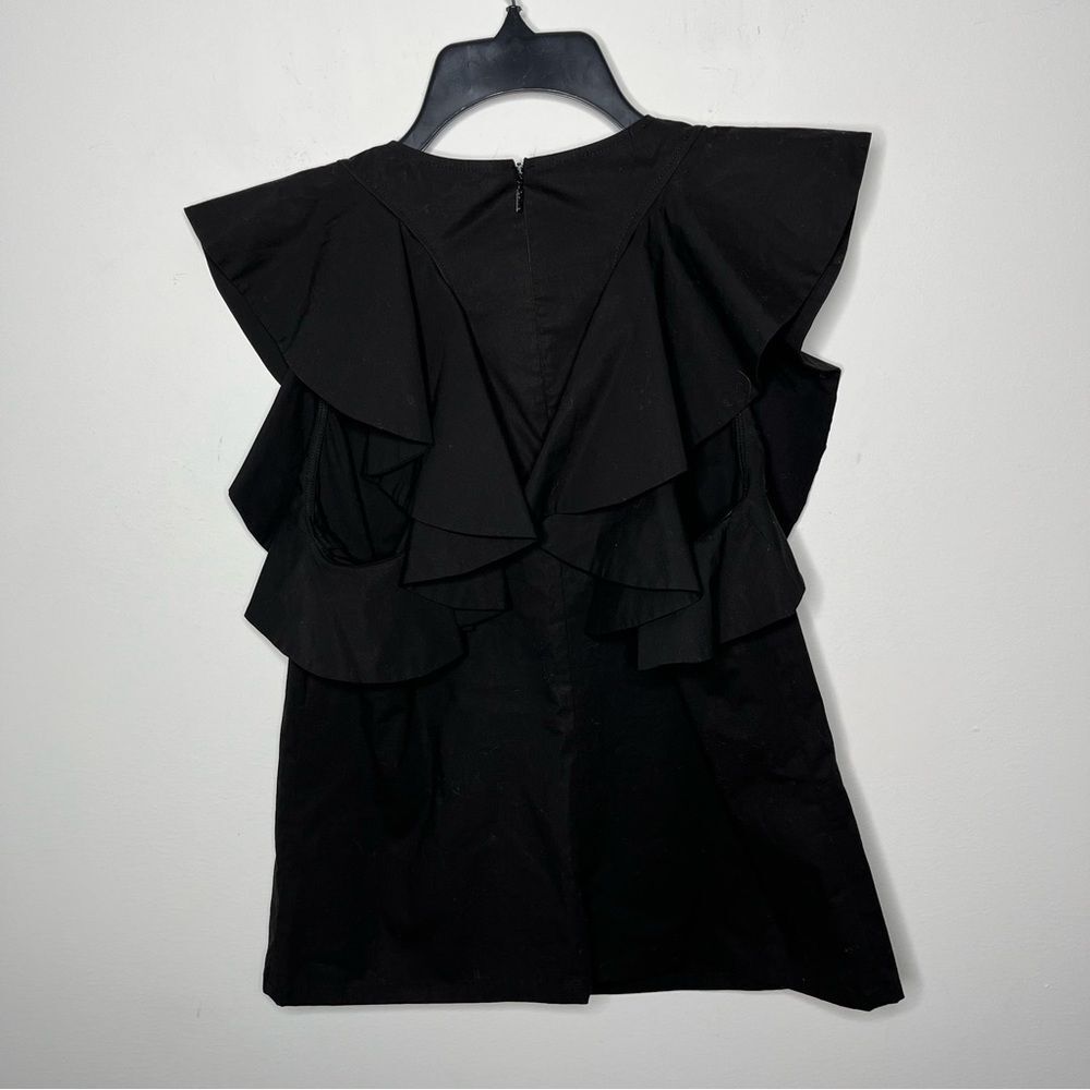 Pinko Ruffle Sleeve Tank 6 - Picture 4 of 6